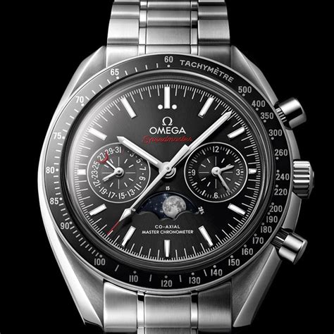 moonphase Speedmaster steel watch